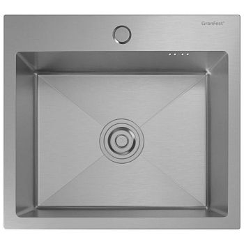 Кухонная мойка GranFest 4844, нержавеющая сталь