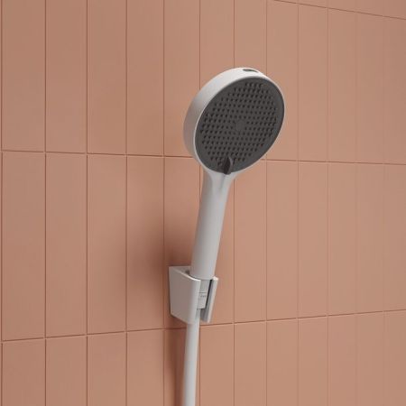 Лейка для душа, белый матовый, Aiger, IDDIS, AIG4FW0i18, артикул AIG4FW0i18