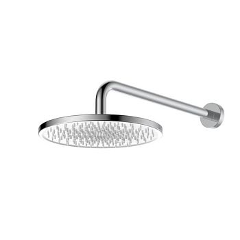RELAX-HS-01 Верхний душ с кронштейном и креплением к стене, хром