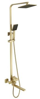 Душевая система Fmark FS8145-25C, матовое золото