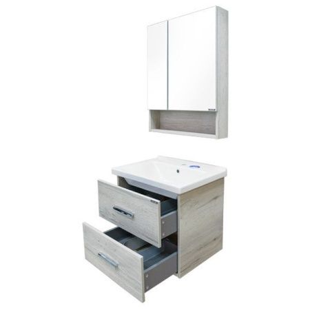 Тумба с раковиной Comforty Парма 60 4143490 подвесная Дуб дымчатый Тумба с раковиной Comforty Парма 60 4143490 подвесная Дуб дымчатый