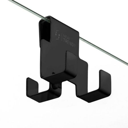 Душевое ограждение NEW TRENDY REFLEXA BLACK 100x120x200 EXK-1338/EXK-1341 (черный), артикул EXK-1338/EXK-1341