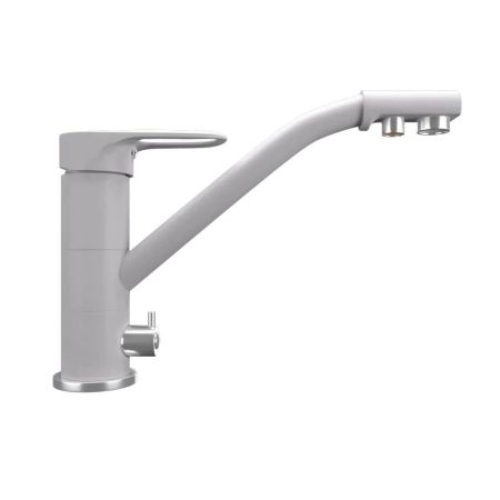 Смеситель для кухни Ulgran UQ-010-04, платина