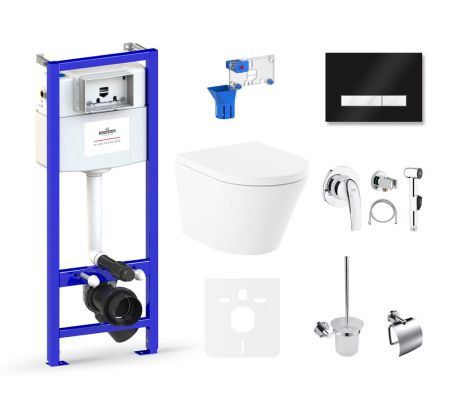 Комплект 10 в 1 Lavinia Boho Biore Compacto Rimless 75110626, премиум, стеклянная клавиша, артикул 75110626