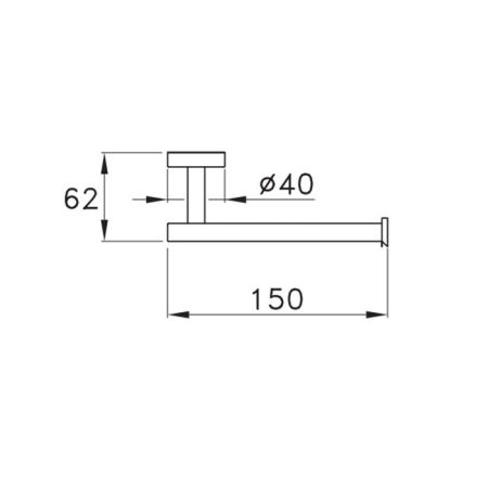 STELLA Держатель туалетной бумаги, цвет хром