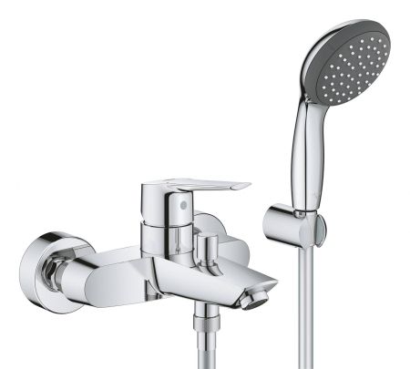 Смеситель для ванны GROHE Start с душевым набором, хром (23413002)