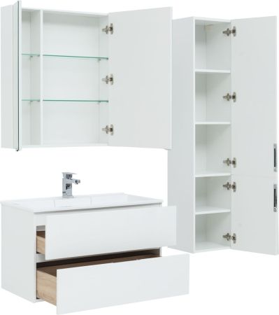 Тумба под раковину Aquanet Алвита 90 белый, артикул 00235340