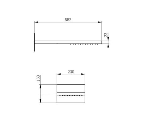 Верхний душ WONZON & WOGHAND, Хром (WW-HS101-CR)