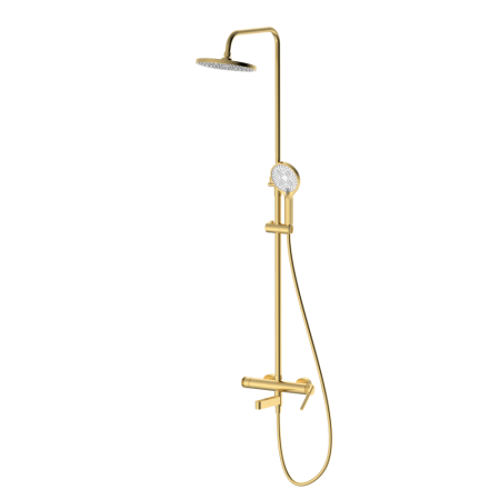 Душевая система со смесителем DQ Bonn мат.золото (DA1703707), артикул DA1703707