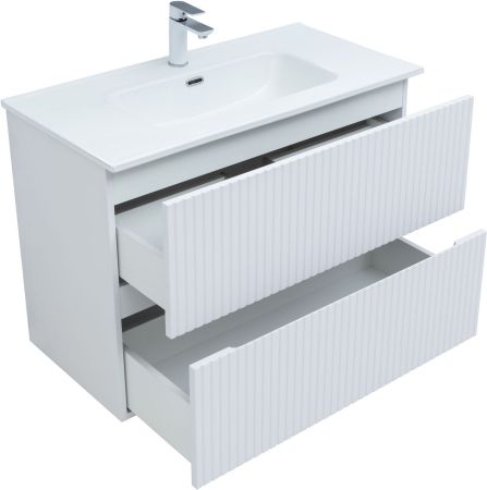 Тумба под раковину Aquanet Джейн 90 белый матовый, артикул 00313287