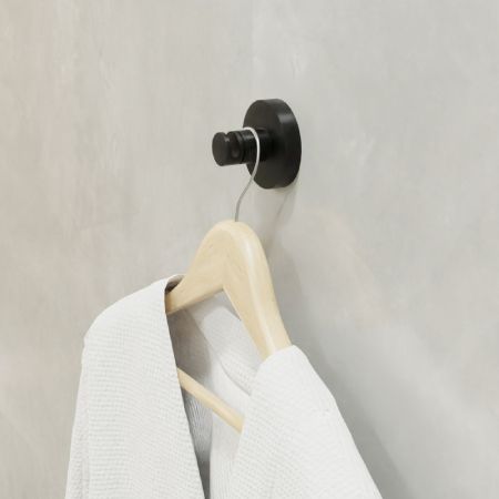 Крючок для ванной FIXSEN COMFORT BLACK FX-86005, черный, артикул FX-86005