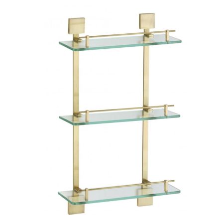 Полка стеклянная Savol S-06522C-3, бронза, артикул S-06522C-3