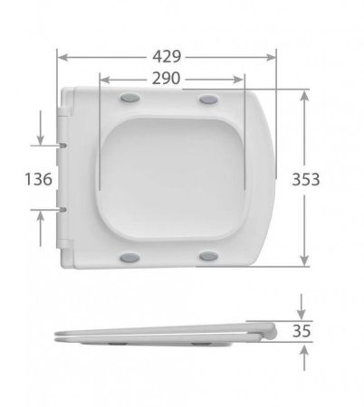 Унитаз подвесной BELBAGNO CARINA