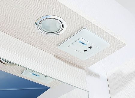 Зеркало Бриклаер Чили/Куба 70 с подсветкой Венге