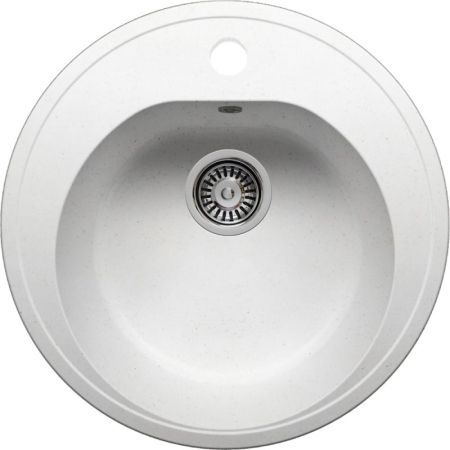 Кухонная мойка Polygran F-08 №26 51 Белая, артикул F-08 №26 (Белый)