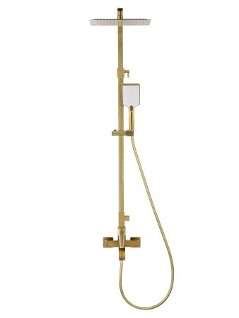 Душевая система WONZON & WOGHAND FLEX, Брашированное золото (WW-88047072-BG), артикул WW-88047072-BG