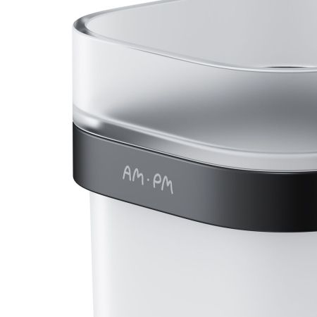 A8F34322 Func Стеклянный стакан с настенным держателем, черный, артикул A8F34322