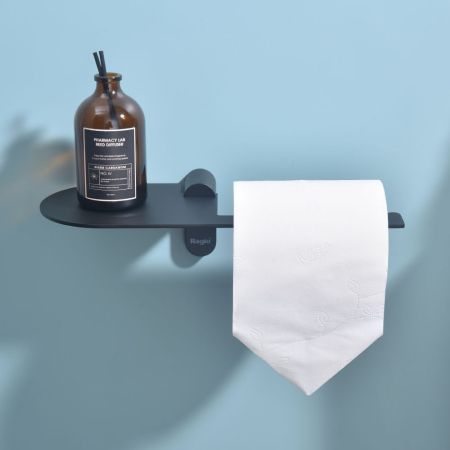 Держатель для туалетной бумаги Raglo R300.03.06, черный