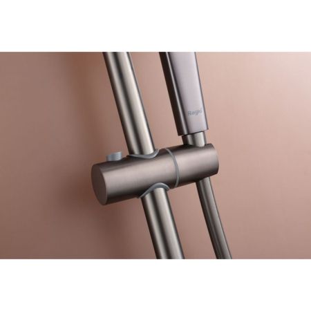 Душевая система с термостатом Raglo R22.26.09, графит, артикул R22.26.09