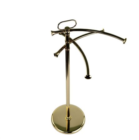 Stil Haus Prisma, стойка: 3 полотенцедержателя, цвет золото, артикул PR19(16)