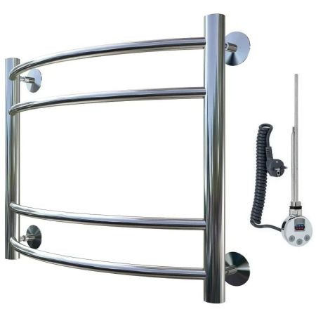 Электрический полотенцесушитель Тругор Приоритет 2 элТЭН 50x40 Хром, артикул Приоритет2/элТЭН5040