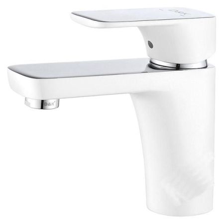 Смеситель для раковины D&K Berlin Steinbeis DA1432116 Хром Белый, артикул DA1432116