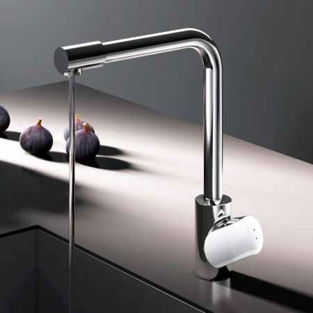 F8005700 Like, смеситель для кухни с каналом для питьевой воды, L-излив, хром, шт., артикул F8005700