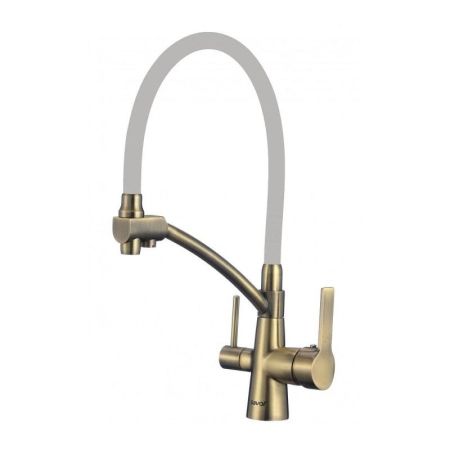 Смеситель для кухни с подключением к фильтру Savol S-L1805C-04, бронза
