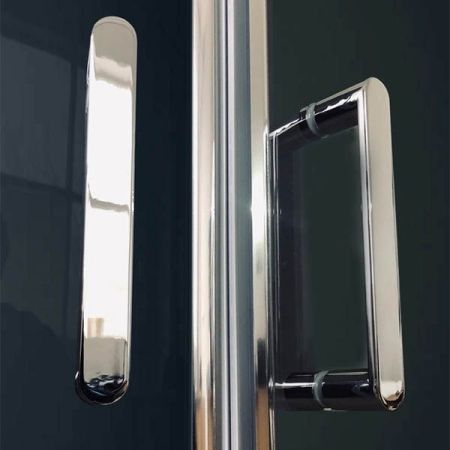 Душевая кабина Royal Bath HP 90х90 RB90HP1-T-CH стекло прозрачное задняя стенка Белая, артикул RB90HP1-T-CH