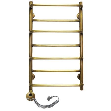 Электрический полотенцесушитель Domoterm Орфей П7 400*700 АБР E L Античная бронза, артикул ОрфейП7400*700АБРEL