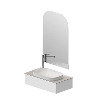 Тумба MAGICA подвесная 90, 1 ящик, утренний серый матовый