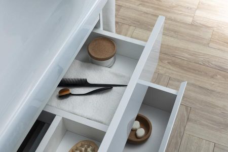 Мебель для ванной Aquanet Беркли 80 белый/дуб рошелье (зеркало дуб рошелье), артикул 00258969