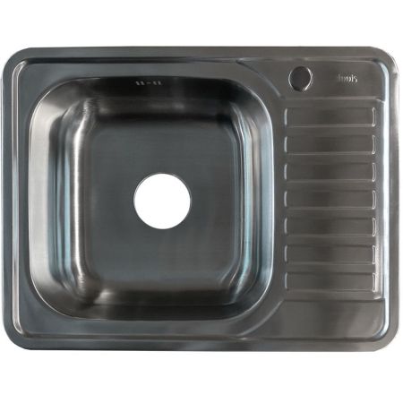 Мойка IDDIS Basic нержавеющая сталь сатин чаша слева 650*500 (BAS65SLi77), артикул BAS65SLi77