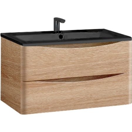 Тумба под раковину Vincea Roberta VMC-1R800WO подвесная W.Oak, артикул VMC-1R800WO