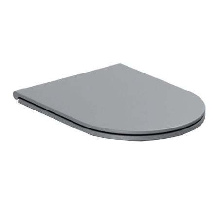 AZZURRA FORMA Сиденье для унитаза быстросъемное с микролифтом, фурнитура хром, цвет Antracite, артикул FOR1800/F AN/cr