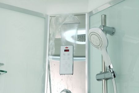 Душевая кабина Timo Comfort 100x100 T-8800F Fabric Glass с гидромассажем
