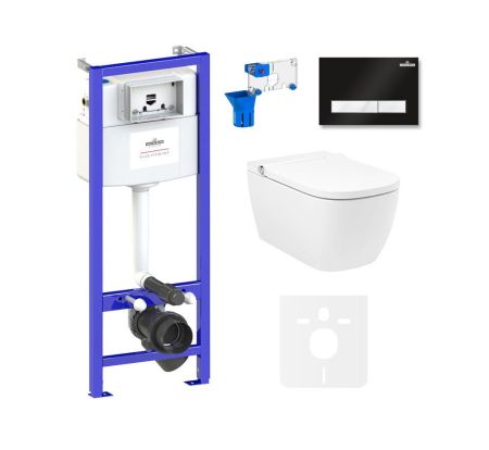 Комплект для подвесного унитаза 7 в 1 Lavinia Boho Relfix Smart V-Clean 87561132, артикул 87561132