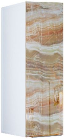 Шкаф пенал Marka One Liriya 25П L Black stone, артикул У73190