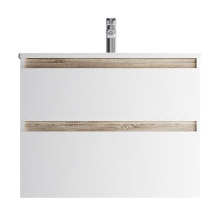 M85AFHX0802WG X-Joy, База под раковину, подвесная, 80 см, 2 ящика, белый глянец, артикул M85AFHX0802WG