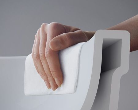 Sento Rim-ex напольный унитаз open back, сиденье тонкое с микролифтом, артикул 9830B003-7204