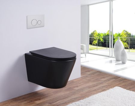 Унитаз-подвесной ESBANO CLAVEL черный матовый