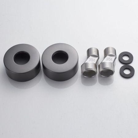 Гигиенический душ со смесителем Shevanik S4705T-1, оружейная сталь