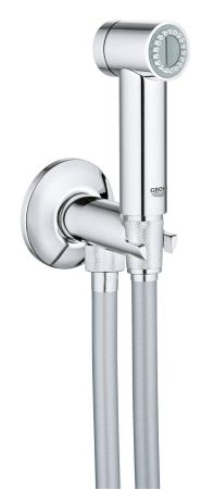 Гигиенический душ с вентилем, держателем и шлангом GROHE Sena, хром (26329000), артикул 26329000