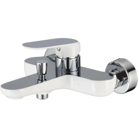 Смеситель для ванны Savol SK-H6101, хром/белый, артикул SK-H6101