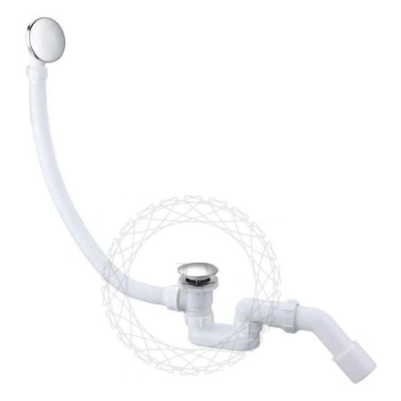 Слив-перелив (автомат, 90 см.) FILARETE FL90CR, хром, артикул FL90CR