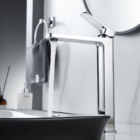 Смеситель для раковины высокий  Raffine F1199, хром, артикул F1199