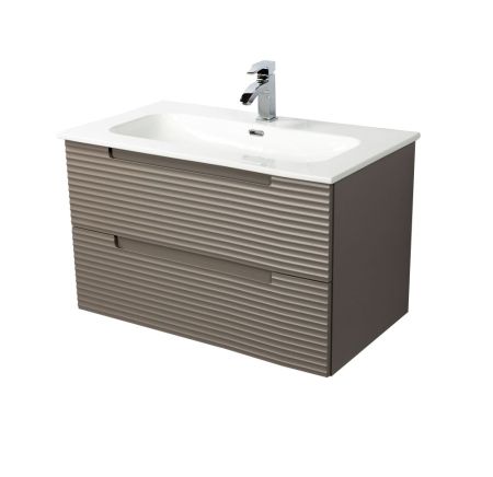 Комплект мебели Visobath Kyoto, 1200 мм, цвет кварцевый матовый лак (Quarzo), артикул 77877/Quarzo