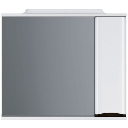 Зеркало со шкафом AM.PM Like 80 R M80MPR0801VF с подсветкой Белый/венге Зеркало со шкафом AM.PM Like 80 R M80MPR0801VF с подсветкой Белый/венге