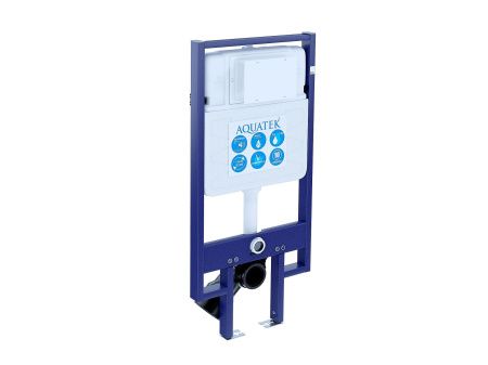 Инсталляция для подвесного унитаза Aquatek INS-0000020 , 1130*500*100 мм , +звукоизоляционная прокладка (возможна установка в угол) Инсталляция для подвесного унитаза Aquatek INS-0000020 , 1130*500*100 мм , +звукоизоляционная прокладка (возможна установка в угол)