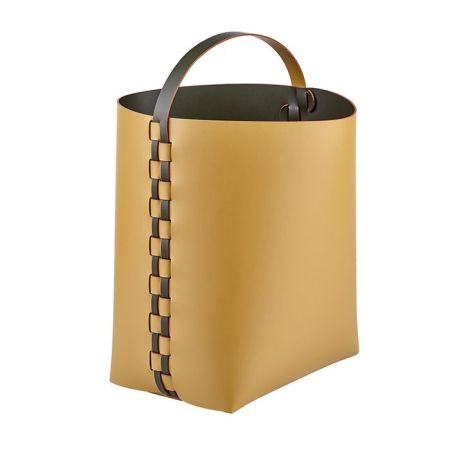 ADJ Корзина Helena, 35x30xH45 см., цвет: горчичный/оливковый, артикул 3645.40/55